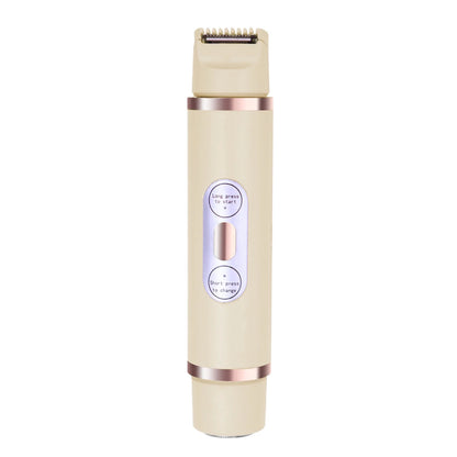 Electric Shaver for Women Bikini Legs Underarm Public Hairs Rechargeable Trimmer, Lady Razor USB Rechargeable Hair Removal with Ceramic Blades Dual Head Design Shaver, Grooming